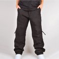 thumbnail image 2 of Birdeem Mens Solid Multi-Pocket Washed Overalls Outdoor Casual Pants Trousers, 2 of 11