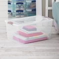 thumbnail image 4 of Sterilite 62L Latch Box  - Pink, 4 of 5