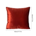 thumbnail image 3 of QIPOPIQ Velvet Pillow, Sofa Bed Bedroom Decorative Throw Pillow, 3 of 6