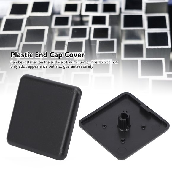 50 Pcs Embout, Attaches en Plastique pour Cintre à Médailles 2020 Couvercle d'Affichage Bouchons de Biscuits Noirs Support de Ceinture 3030 4040 EU Profilés en Aluminium