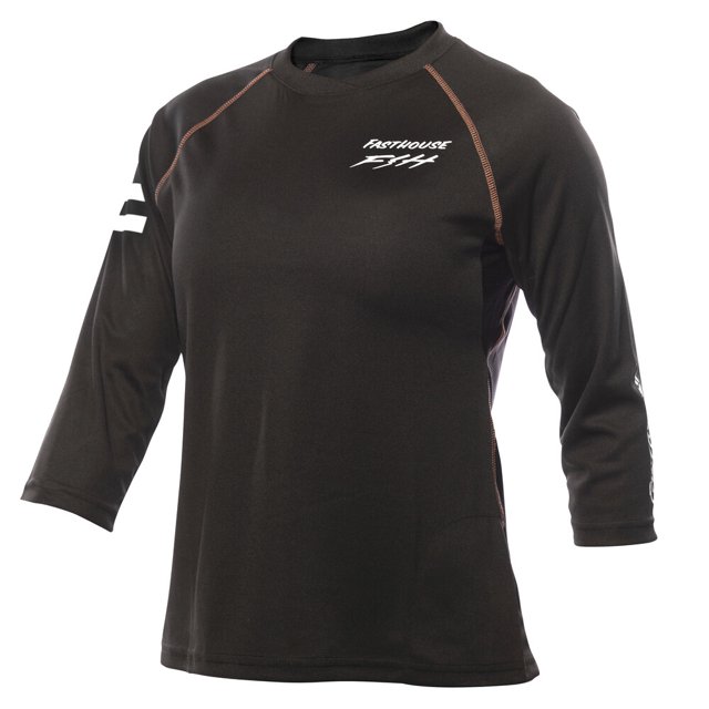 FASTHOUSE : Maillot RAGLAN SIDEWINDER en Alliage pour Femmes : Noir : TG