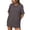 Dark Gray, variant on asjyhkr Womens Cotton T Shirts Crew Neck Short Sleeve Solid Color Summer Tops Lightweight Basic Tees