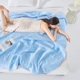 thumbnail image 4 of Aodebiao Double-Sided Cooling Quilt - 39x60 Inch All-Season Soft Bedspread, Lightweight Polyester (1.09lb) for Summer & Year-Round Use, 4 of 9
