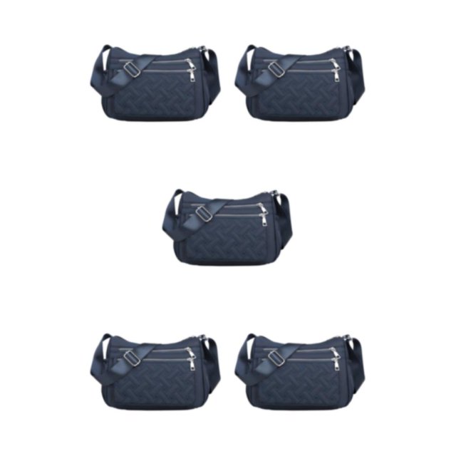 maskred Sac Messager Premium Grande Capacité pour Sac Bandoulière Polyester Multifonction Cadeau Premium Multiple Occasions Saphirblau 5Set