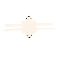 thumbnail image 2 of Abbracc Protecteur de Loquet de Porte Anti-Collision Beige, 2 of 6