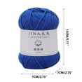 thumbnail image 4 of 4 Strands of Combed Milk Cotton Thread Diy Doll Cotton Crochet Thread Wool Ball, 4 of 4