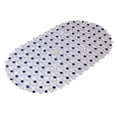 thumbnail image 1 of SweetCandy Clearance Shower Bath Tub Clear Bubble Mat Safety Anti-Slip Pvc Floor Mat ，R 68X38Cm Blue, 1 of 5