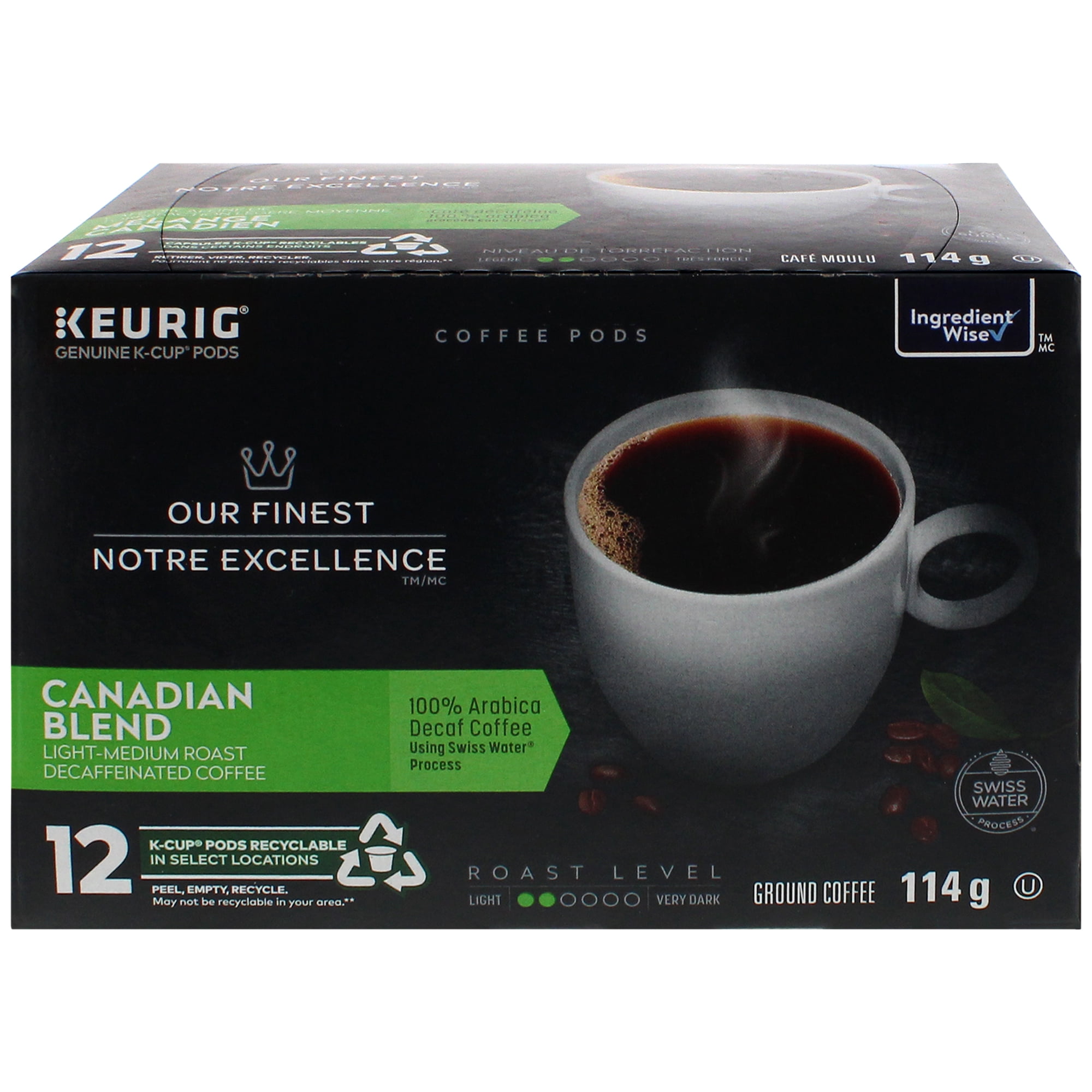 Our Finest Canadian Blend Decaffeinated Ground Coffee
