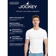 thumbnail image 3 of Jockey T-Shirt de Dessous à Col Ras du Cou en Coton Extensible FormFit pour Homme, 3 of 5