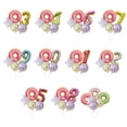thumbnail image 3 of 32 Inch Birthday Balloon Set Birthday Party Anniversary Celebration Decoration Decoration Donut Number Star Balloon Set Type 7, 3 of 8