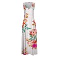 thumbnail image 4 of TJAZFJPA Collier de Dressage pour Chien Robe de Mode pour Femmes Printemps et Été Imprimée Sans Manches à Col en V avec Fermeture Éclair Latérale Style Robe (5) Robe Noire pour Invitée de Mariage Robe Noire de Bal, 4 of 7