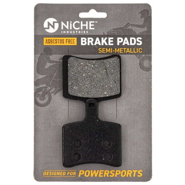Niche Brake Pad Set for Arctic Cat ZR 6000 ZR 600 3602-017 Rear Semi-Metallic 519-KPA2513D