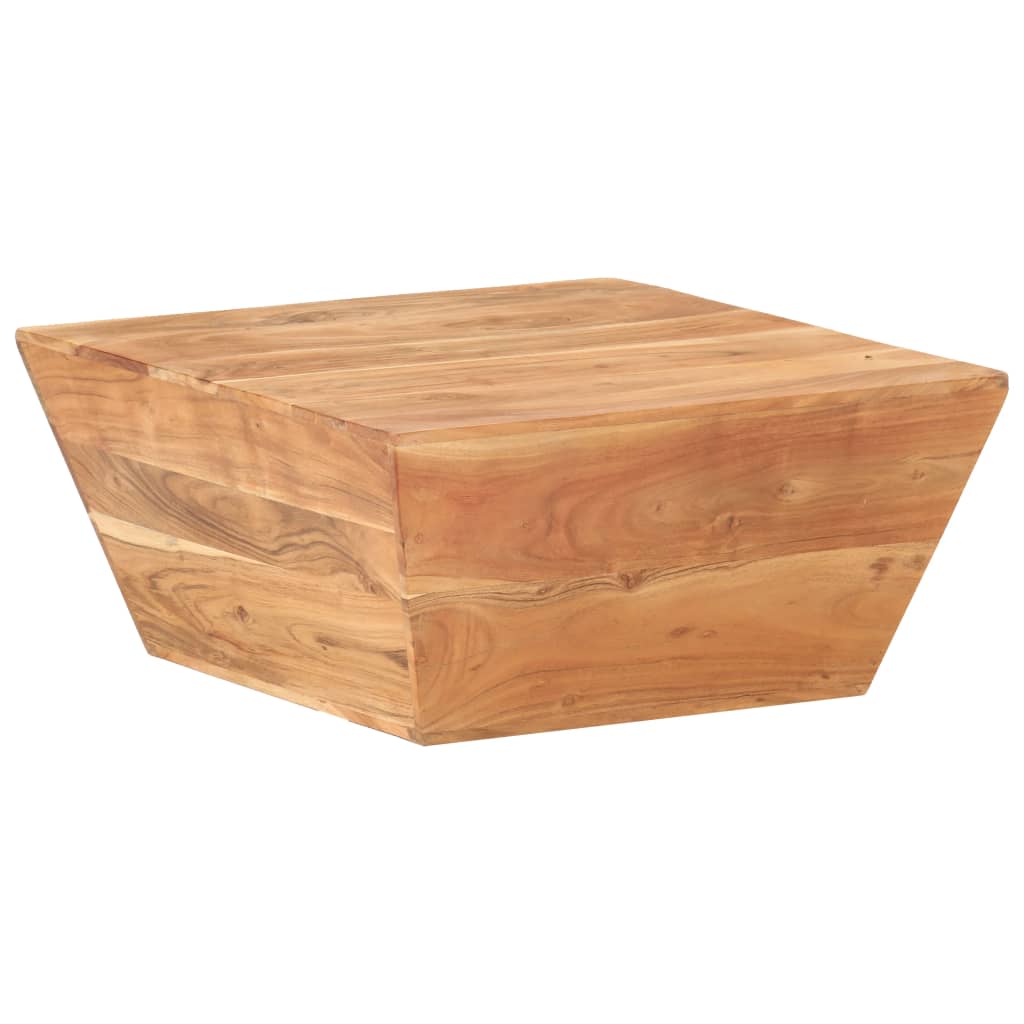 vidaXL Table Basse en Forme de V 66x66x30 cm Bois d'Acacia Massif