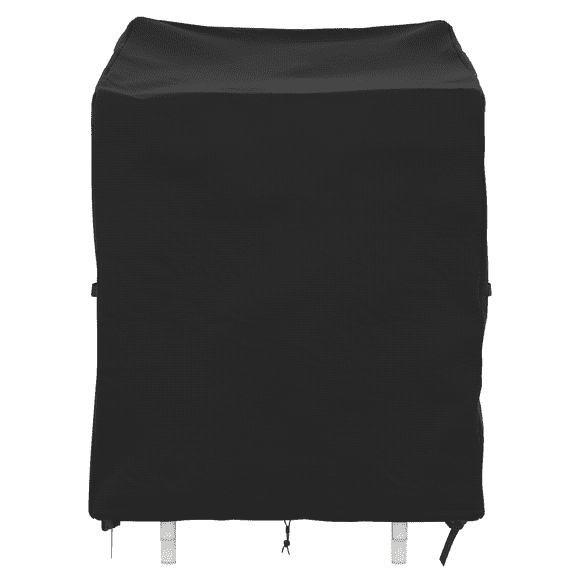 Mainstays 36" x 28" x 47" Black Stackable Patio Chair Cover With Buckle Closures