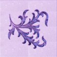 thumbnail image 1 of Ahgly Company Machine Washable Indoor Square Transitional Purple Area Rugs, 7' Square, 1 of 7