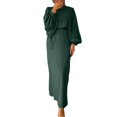 thumbnail image 1 of 2 Pcs Robes Musulmanes pour Femmes Abaya - Robe de Prière de Dubaï, Longue Robe Cardigan Maxi, Confortable et Stylée, 1 of 5