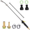 thumbnail image 4 of Bgsha Spray Wand Brass Barb with 3/8\" 1/4\" Hose Adjustable Replace Garden Sprayer, 4 of 4