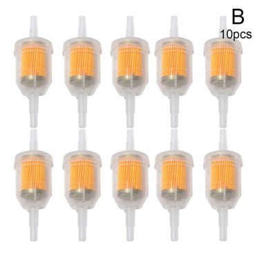 Filtre Universel en Ligne pour Essence/carburant 6 mm-8 mm 1/4 Pouces pour Tondeuse à Gazon Petit Moteur Huile Accessoires S4S9 Moto Accessoires Auto H8D0