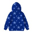 thumbnail image 3 of FAOWME Sweat à Capuche Imprimé à Manches Longues pour Filles Chandail Bleu 3-4 Ans, 3 of 4