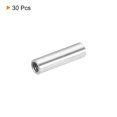 thumbnail image 3 of Unique Bargains Écrou d'Accouplement Rond M4x0,7 Mm 20mm Fileté Connecteur Tige Tige Tube Goujon 30 Pack, 3 of 4
