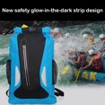 thumbnail image 4 of ruzhgo Sacs à Dos Imperméables Sac à Dos Imperméable Grande Capacité Large Sac d'Application Camping Randonnée Dérive Natation en Plein Air Jaune Bleu, 4 of 6