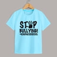thumbnail image 4 of WEAIXIMIUNG T-Shirts pour Adolescentes 16-18 Filles Manches Courtes Col Rond T-Shirts Imprimés 6 Couleurs, 4 of 5