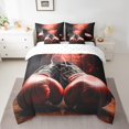 thumbnail image 2 of YST Boxing 7 Pcs Comforter Set Sports Game Theme Sheet Set Bed In A Bag For Boys Children Men Room Decorative Boxing Gloves Pattern Down Comforter Queen Size, 2 of 5