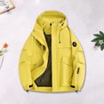 thumbnail image 2 of Jackets for Men Hooded Long Sleeve Zipper Pocket Solid Stormtrooper Coat, 2 of 9