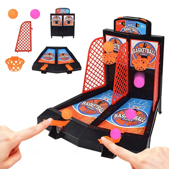 Dvkptbk Shot Machine Hot Selling Two Person Puzzle Basketball Machine Desktop Party Game Toy Education