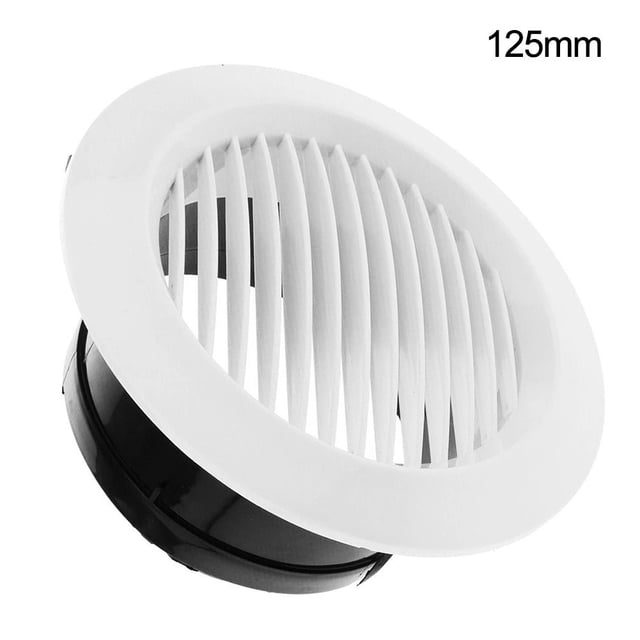 Air Vent Grille Circular Indoor Ventilation Outlet Duct Pipe Cover Cap Kitchen