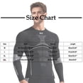 thumbnail image 3 of Mceream Chandail Thermique à Col Rond pour Homme Doublé en Molleton Ski Cyclisme Chasse Couche de Base de Compression, Chaud, Séchage Rapide Gris TG, 3 of 5