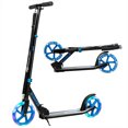 thumbnail image 1 of Goplus Folding Sports Kick Scooter w/LED Wheels for Kids Teens Blue, 1 of 10