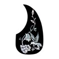 thumbnail image 1 of 10 Pcs Sticker Protective Paster Exquisite Instrument Accessories Anti-scratch Cover Dust-proof Wear-resistance Guitar Supplies Black/Silver Hummer, 1 of 9