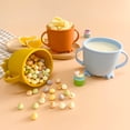 thumbnail image 4 of TIELUTT 2025 Double Ear Antidrop Silicone Snack Straw Cup 1Pc Portable Sippy Cup for Food Grade Leak Drinking Cup and Coffee Mugs Set Wide Mug Mugs Bulk for Kids Coffee Mugs with Saucers Tumbler Set, 4 of 4