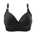 thumbnail image 1 of Timegard 2pc Bras for Women No Underwire Plus Size Adjustable Strap Ruched Comfort Everyday Bralette, 1 of 4