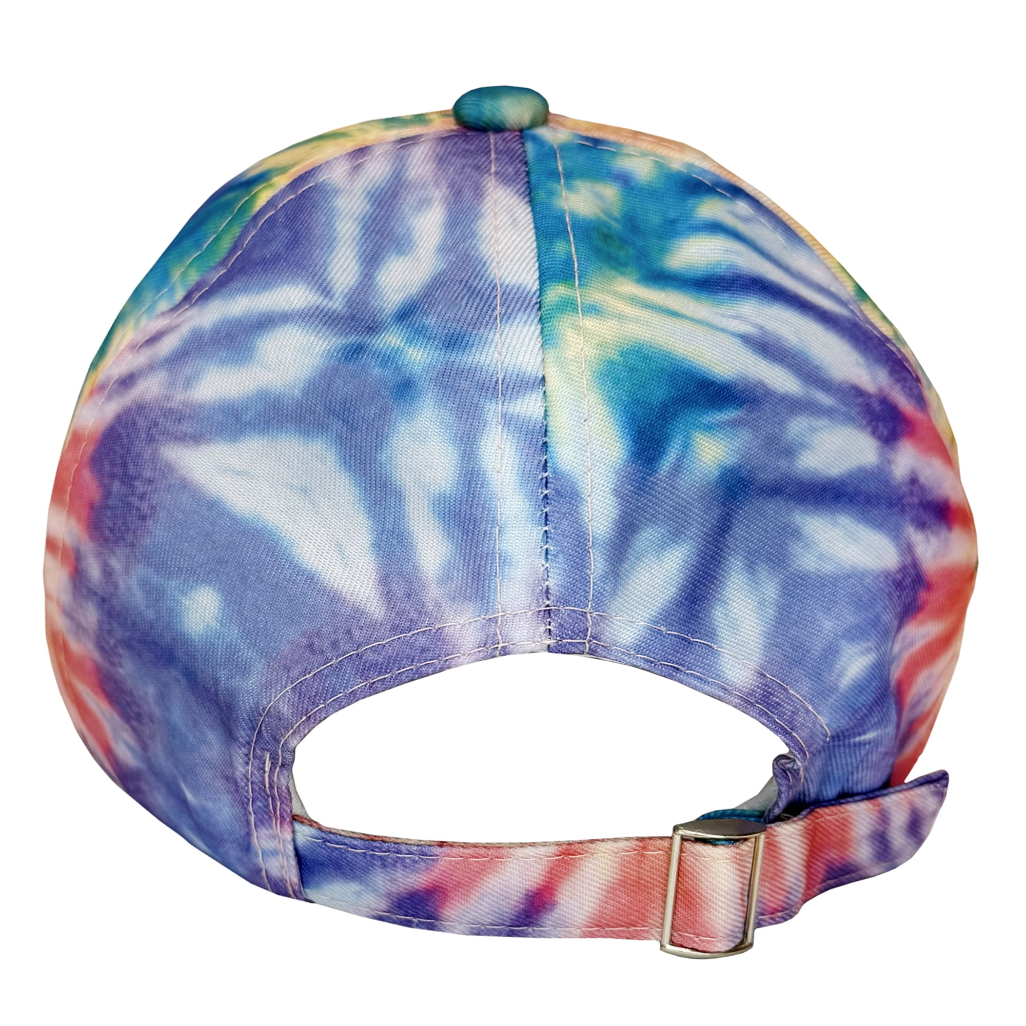Chapeau Way To Celebrate effet usé tie-dye arc-en-ciel