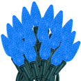 thumbnail image 1 of Novelty Lights 24FT 70 LED C6 Blue LED Christmas Outdoor String Lights, 1 of 8