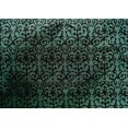 thumbnail image 4 of oneOone Cotton Silk Fabric Leaves|Swirl & Floral Block Printed Craft Fabric BTY 42 Inch Wide, 4 of 4