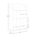 thumbnail image 4 of RiverRidge® HomeCubby Storage Cabinet with Bookrack in White for Kids, 4 of 9