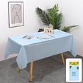 thumbnail image 1 of sdhkgrrt under $5 Disposable Tablecloth, Large Plastic Rectangle Table Cover,137x183cm Disposable Tablecloth,Wipe Clean Party Tablecloth Covers,Heavy Duty Plastic Table Protection, 1 of 7
