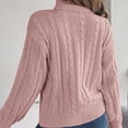 thumbnail image 4 of Qertyioot Chandails Tricotés pour Femmes, Mode pour Femmes Manches Longues de Noël Col Rond Ample Tendance Hauts Blouse Chandail, 4 of 4