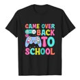thumbnail image 4 of PMVFHDE T-Shirts Graphiques pour Filles, Manches Courtes, Col Rond, Lumineux et Confortables, pour la Rentrée Scolaire, Noir, 10-11 Ans, 4 of 4