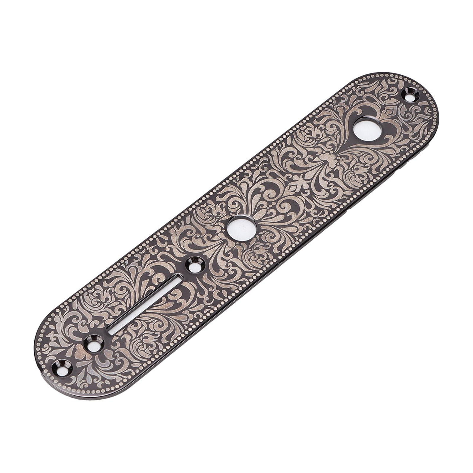 Plaque de Contrôle de Guitare Électrique Accessoire Plaque Sculptée en Métal Telecaster