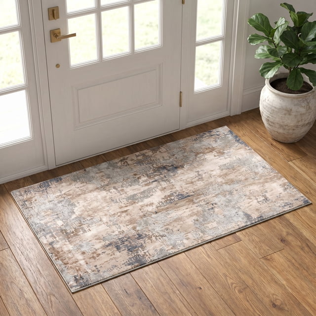 Rug Branch Vogue Collection Modern Abstract Area Rug Doormat Entrance Floor Mat