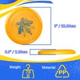 thumbnail image 4 of Wham-O Frisbee Go 4 Pack Flying Disc, 9 Inch Lightweight Colorful Toy Set for Beginners Outdoor Beach Park Backyard Game - 70g, 4 of 7