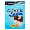 thumbnail image 2 of Chapman's Low Calorie Canadian Collection Vanilla & Milk Chocolate Frozen Yogurt bar in a Carton, 8 x 55mL, 2 of 5