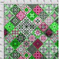 thumbnail image 4 of oneOone Velvet Dark Green Fabric Abstract Traditional Fabric For Sewing Printed Craft Fabric By The Yard 58 Inch Wide, 4 of 4