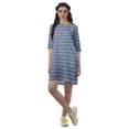 thumbnail image 2 of Moomaya Short Summer Dresses For Women Printed Shift Moss Georgette Swing Dress, 2 of 4