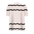 thumbnail image 4 of Pisexur Hauts pour Femmes, Hauts de Sortie pour Femmes & T-Shirt à Manches Courtes Col Rond Imprimé, Haut Ample, Hauts de Printemps pour Femmes Beige, P, 4 of 6