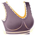 thumbnail image 5 of Ersazi Posture Bra Woman'S Lace Splicing Glossy Comfortable Breathable Bra Underwear No Rims In Clearance Gray L, 5 of 5
